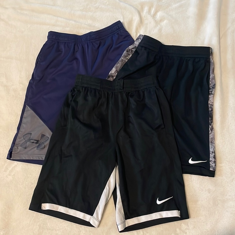 *Set of youth basketball shorts*
